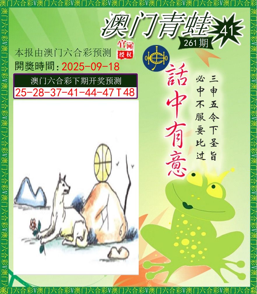 青蛙系列43 第261期