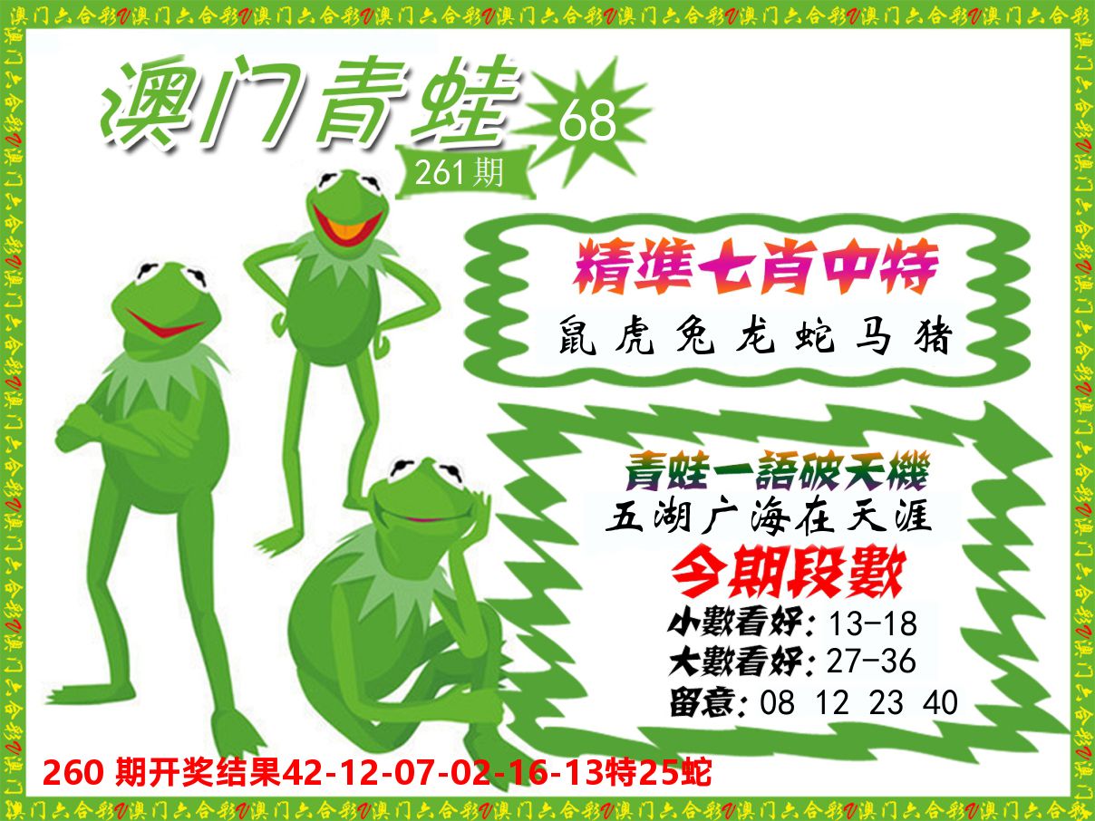 青蛙系列68 第261期