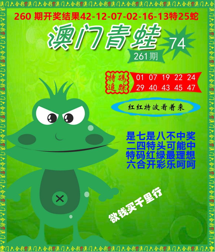 青蛙系列74 第261期
