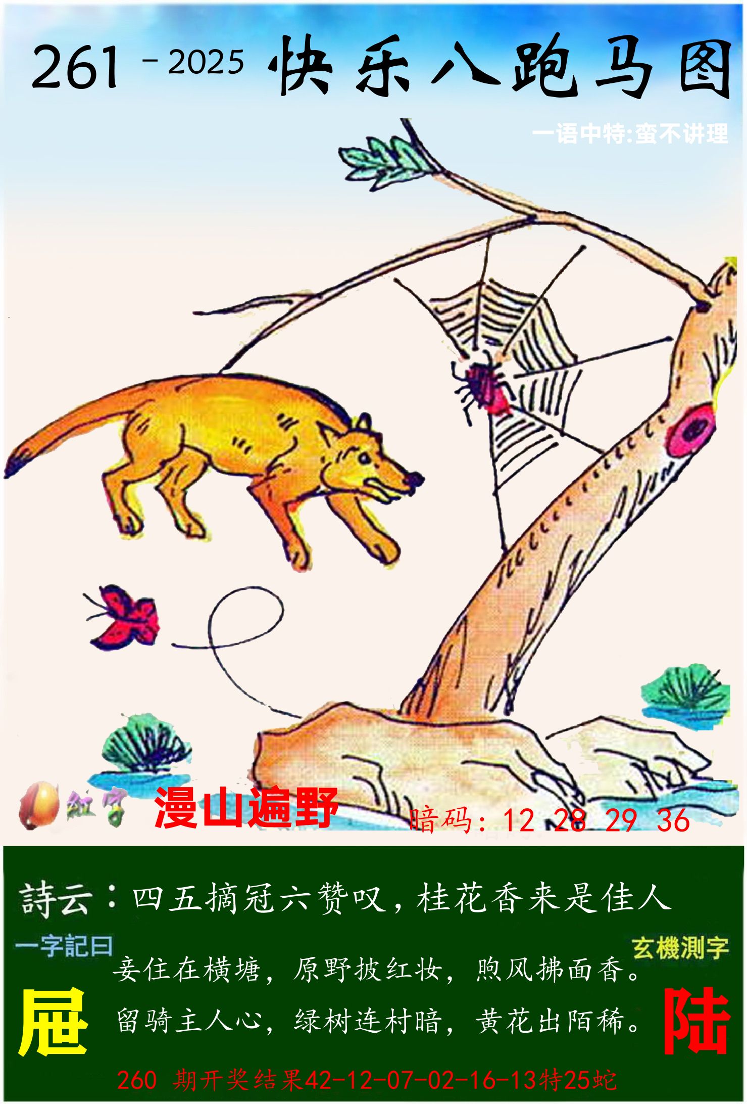 澳门跑马 第261期