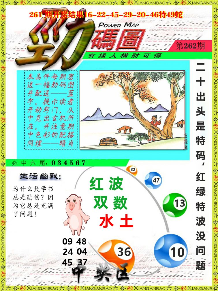 劲码图 第262期
