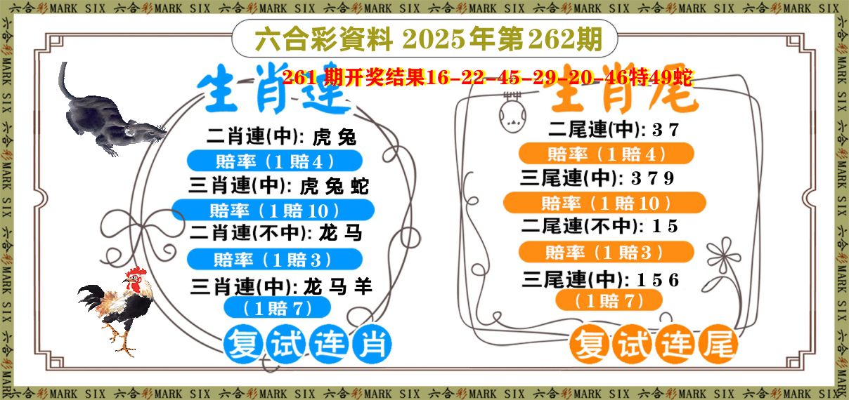 复试连 第262期