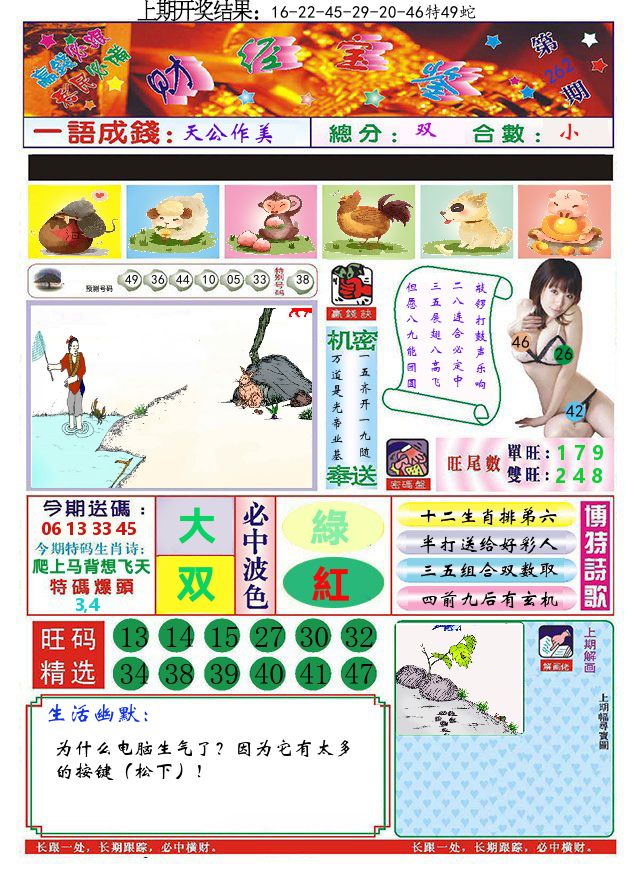 澳门财经宝鉴 第262期