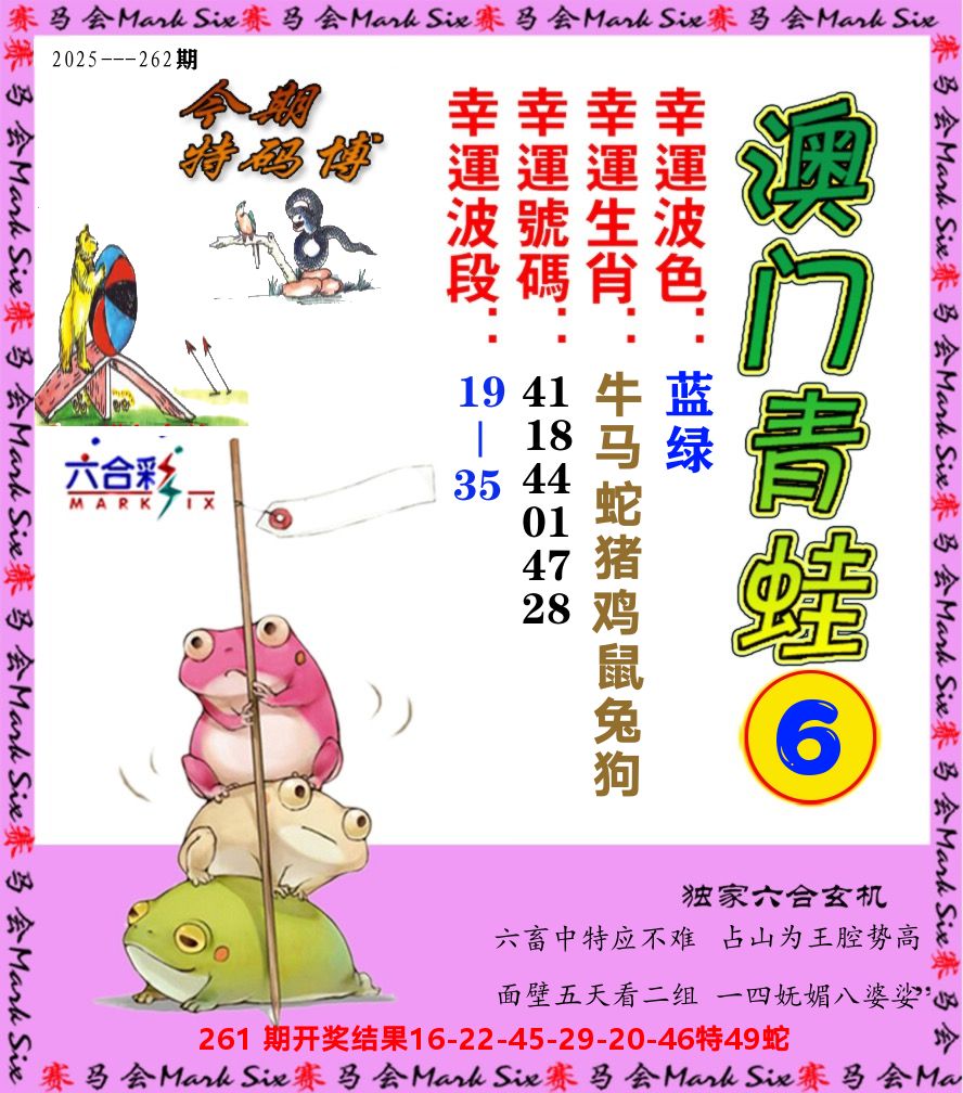 青蛙系列6 第262期
