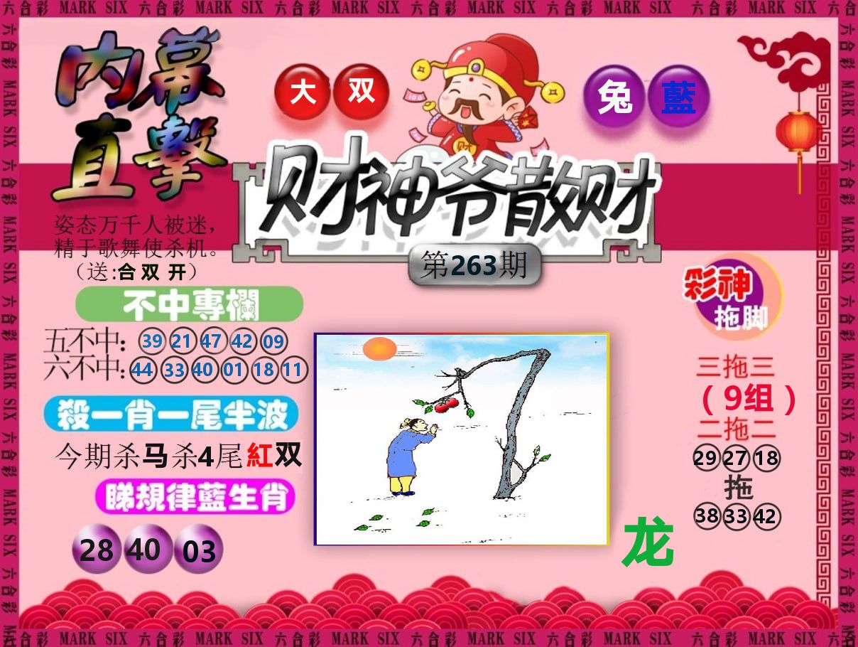财神爷散财 第263期