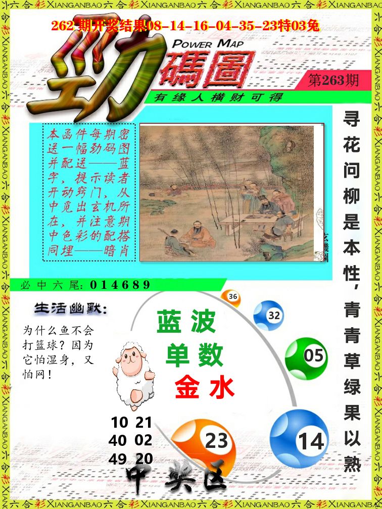 劲码图 第263期