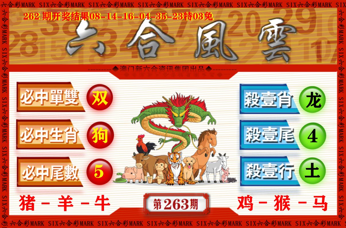 六合风云 第263期