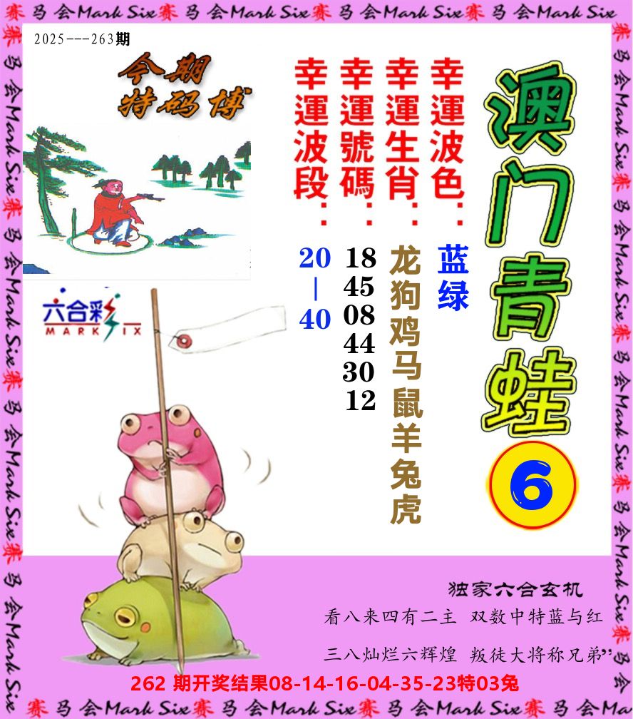 青蛙系列6 第263期