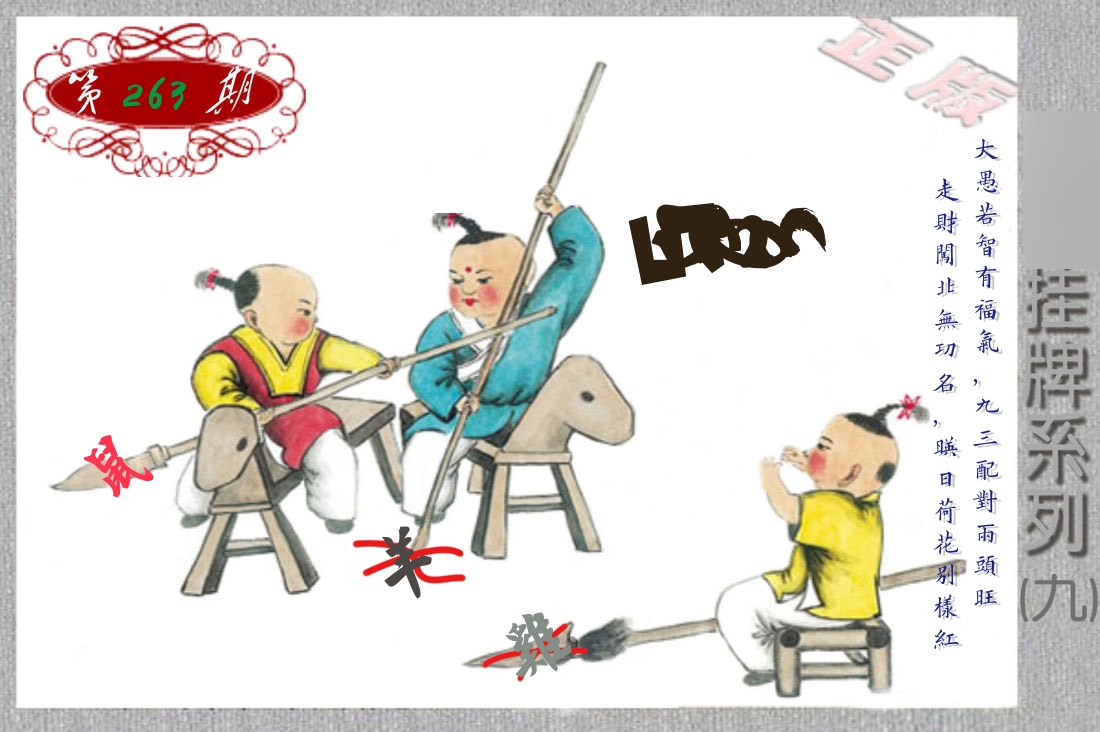 挂牌系列9 第263期
