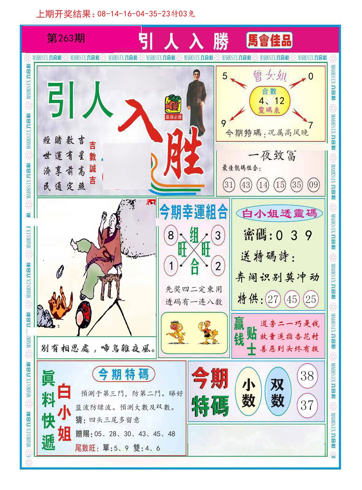 引人入胜 第263期