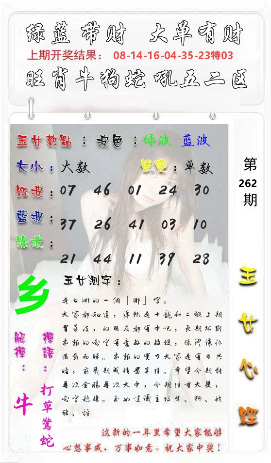 玉女心经 第263期