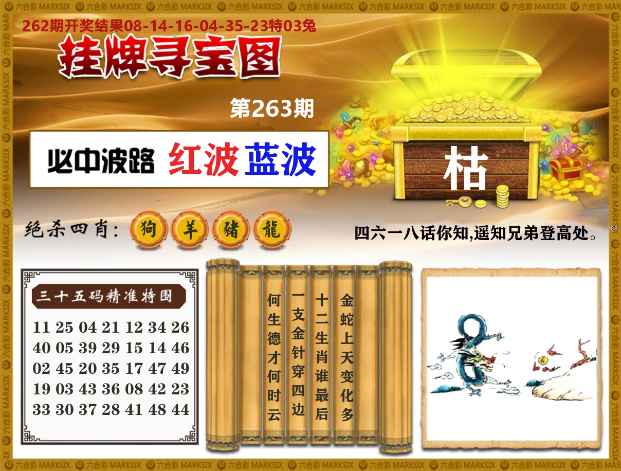澳门挂牌寻宝 第263期
