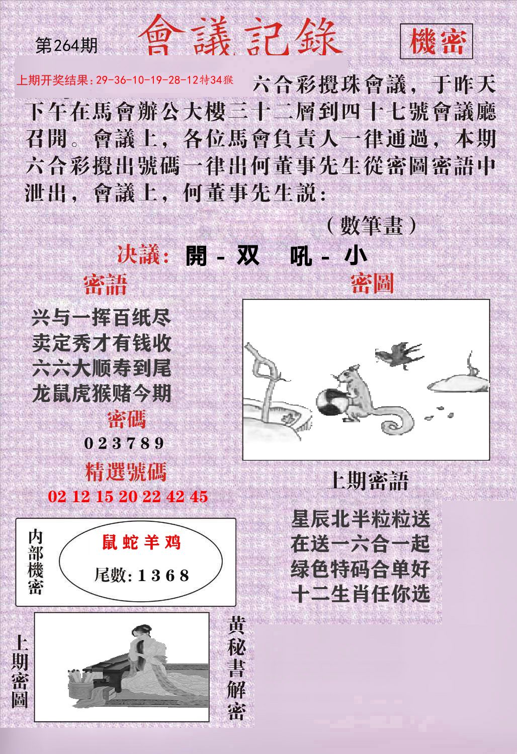 会议记录 第264期