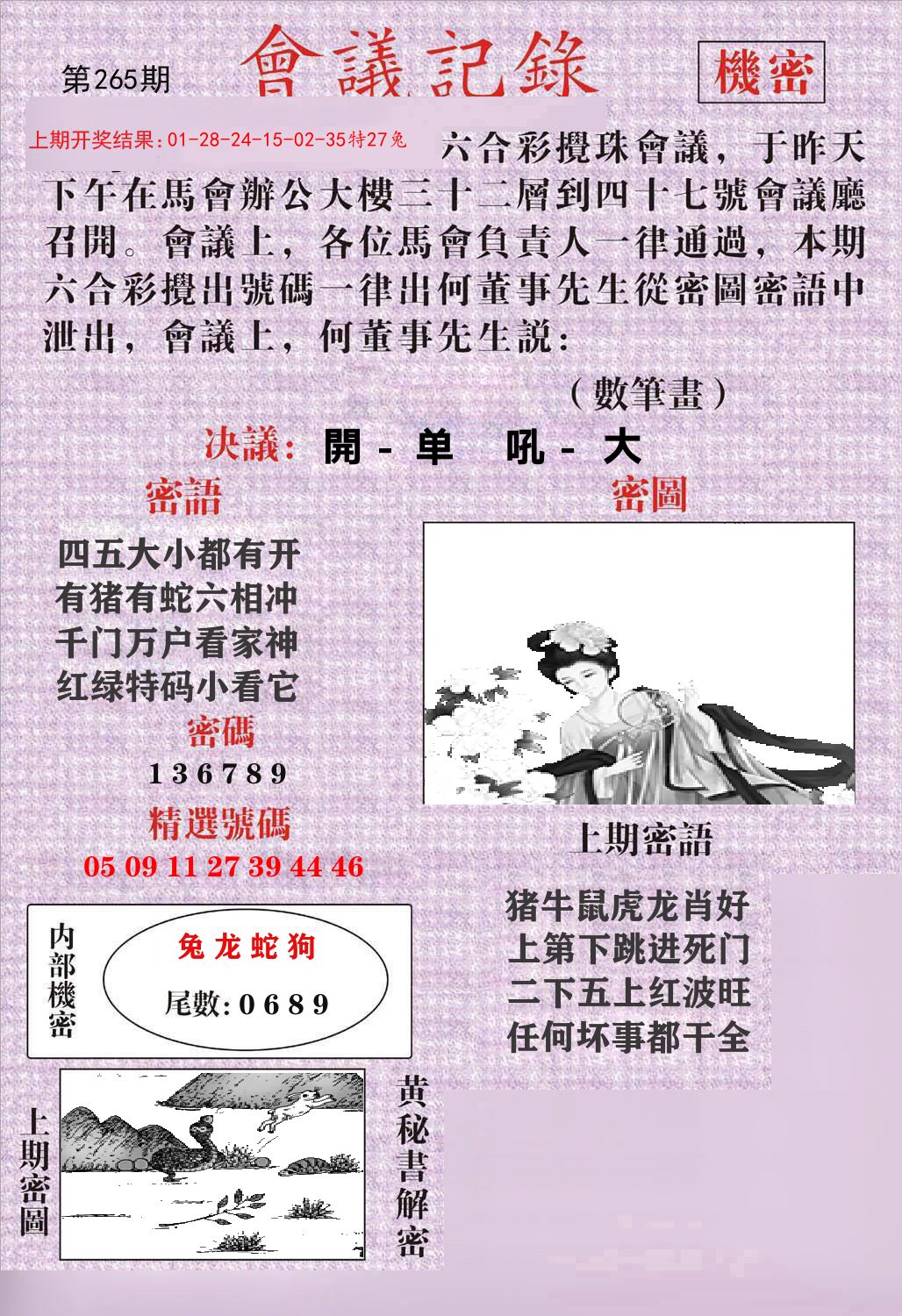 会议记录 第265期
