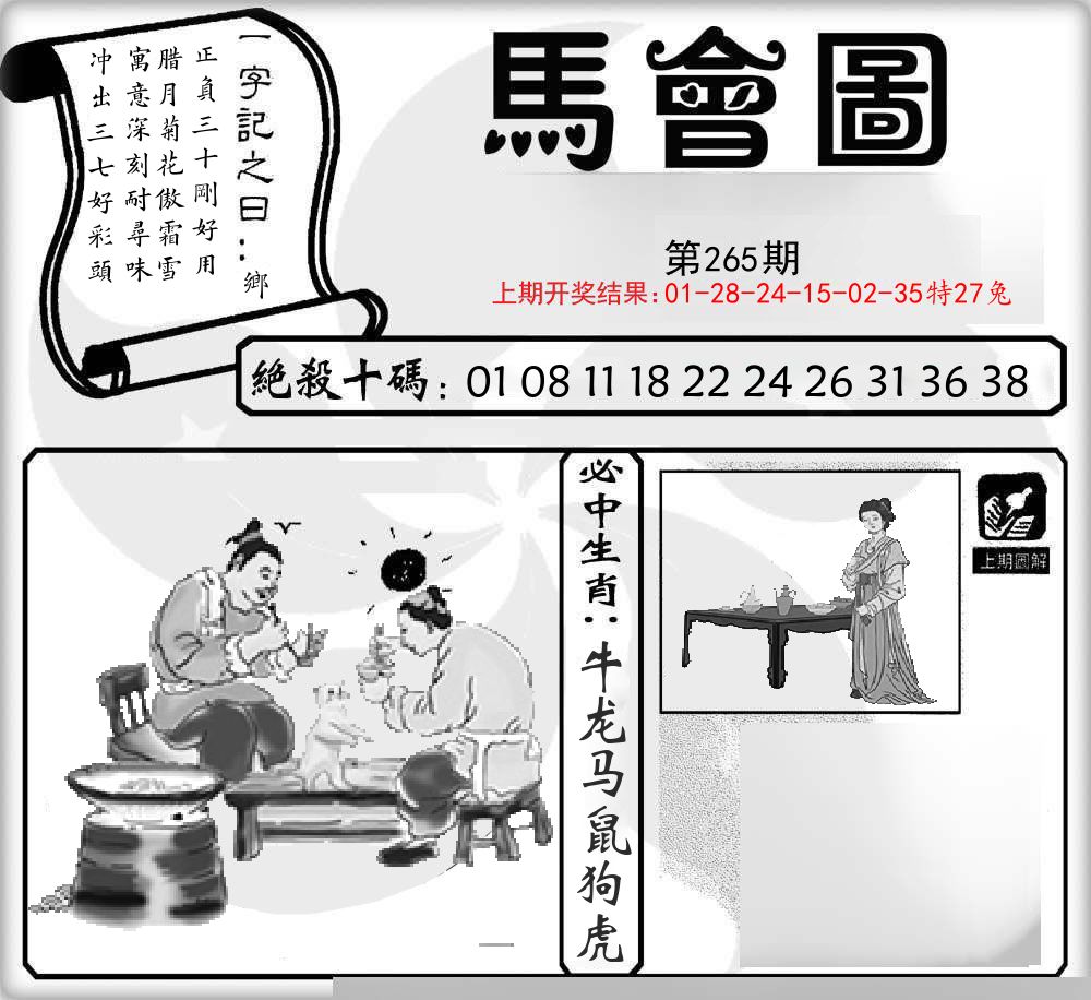 马会图 第265期