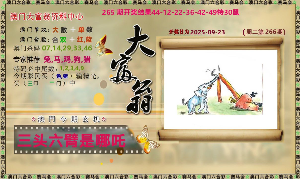 新大富翁 第266期