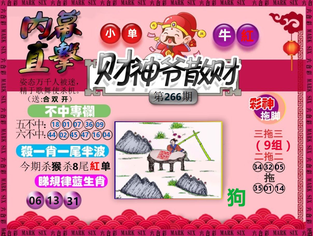 财神爷散财 第266期
