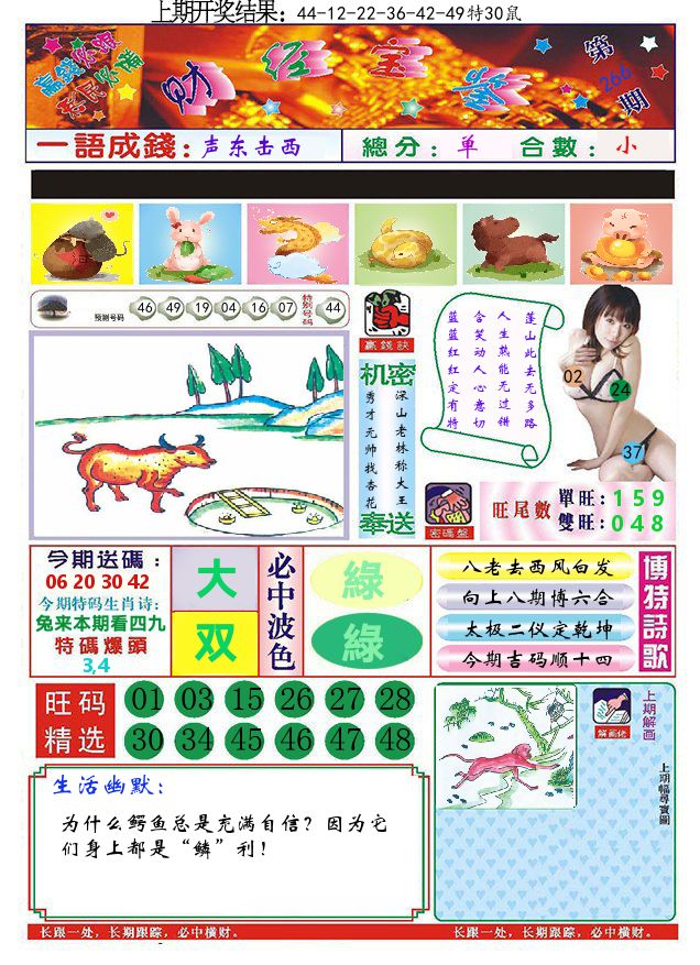 澳门财经宝鉴 第266期