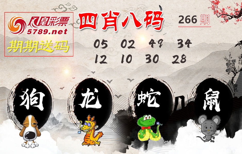 四肖八码期期送 第266期