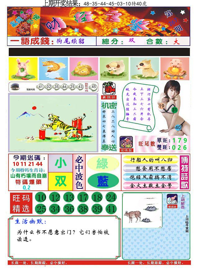澳门财经宝鉴 第267期
