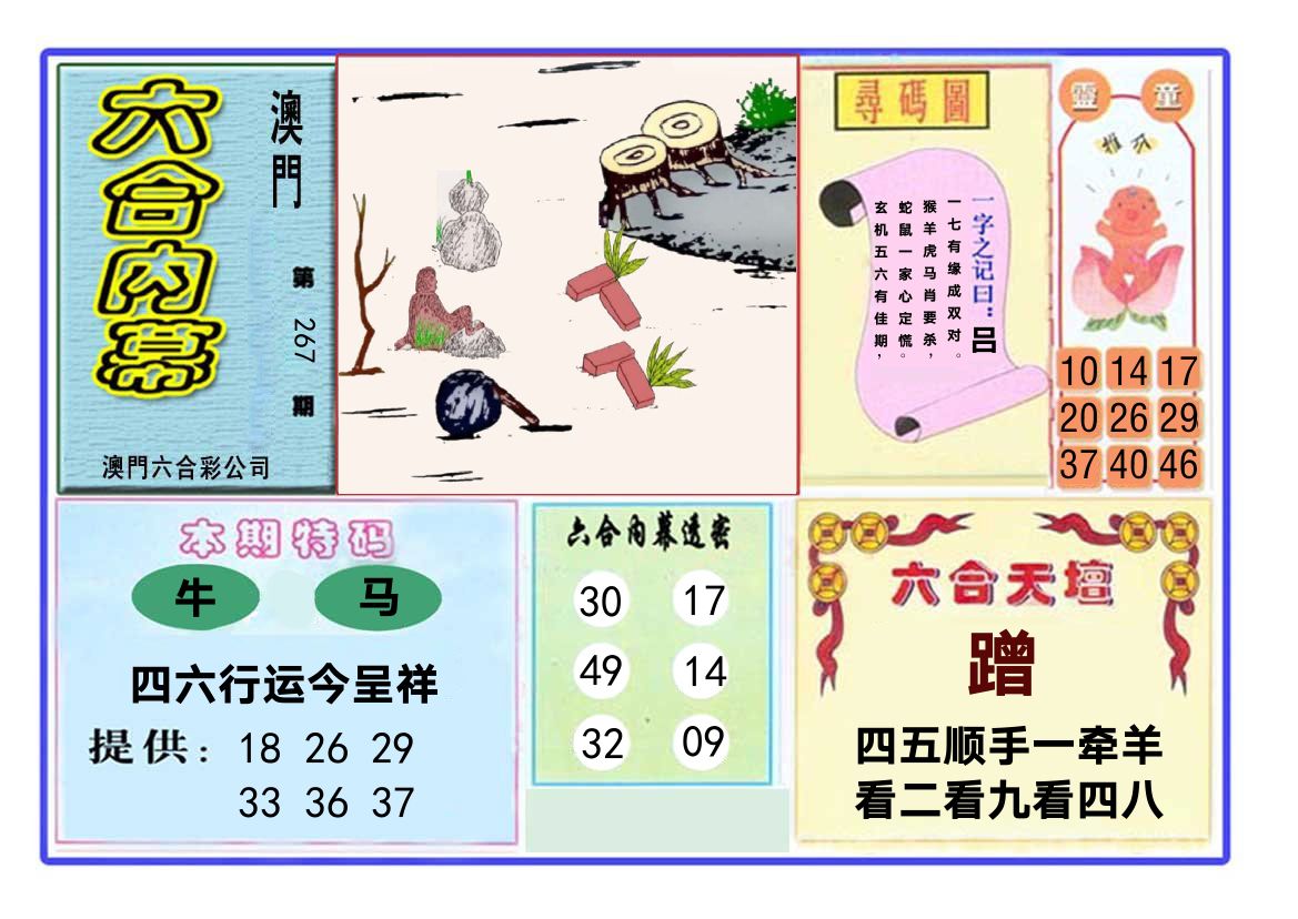 六合内幕 第267期