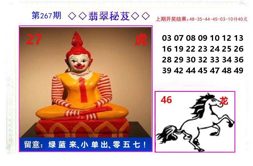 翡翠秘芨 第267期