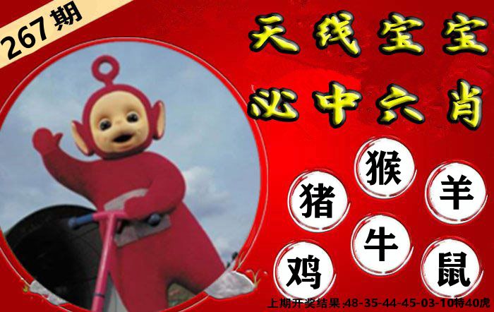 天线宝宝六肖 第267期