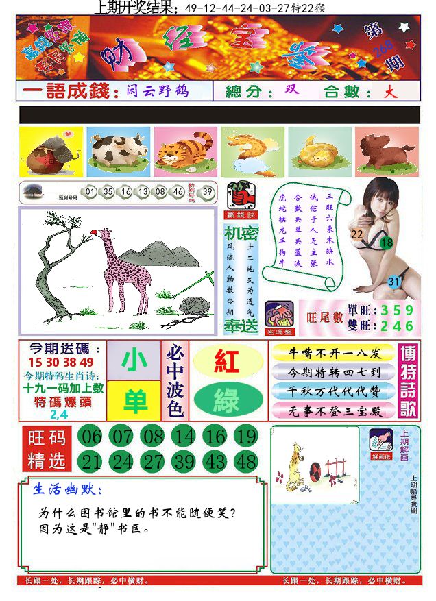 澳门财经宝鉴 第268期