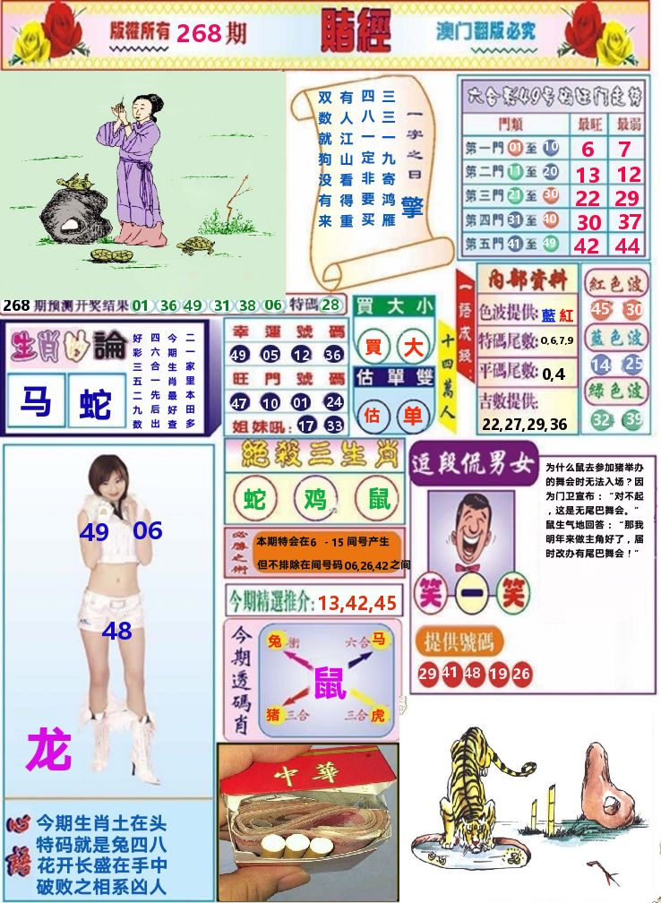澳门赌经 第268期