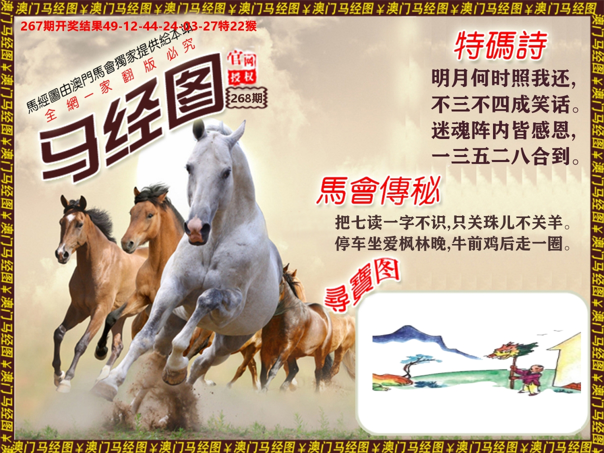 马经系列 第268期