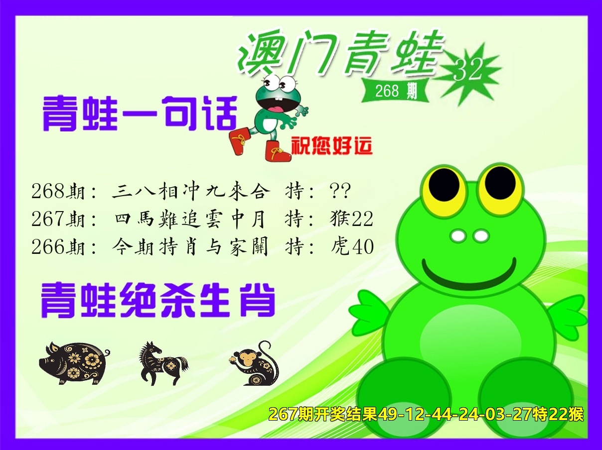 青蛙系列32 第268期