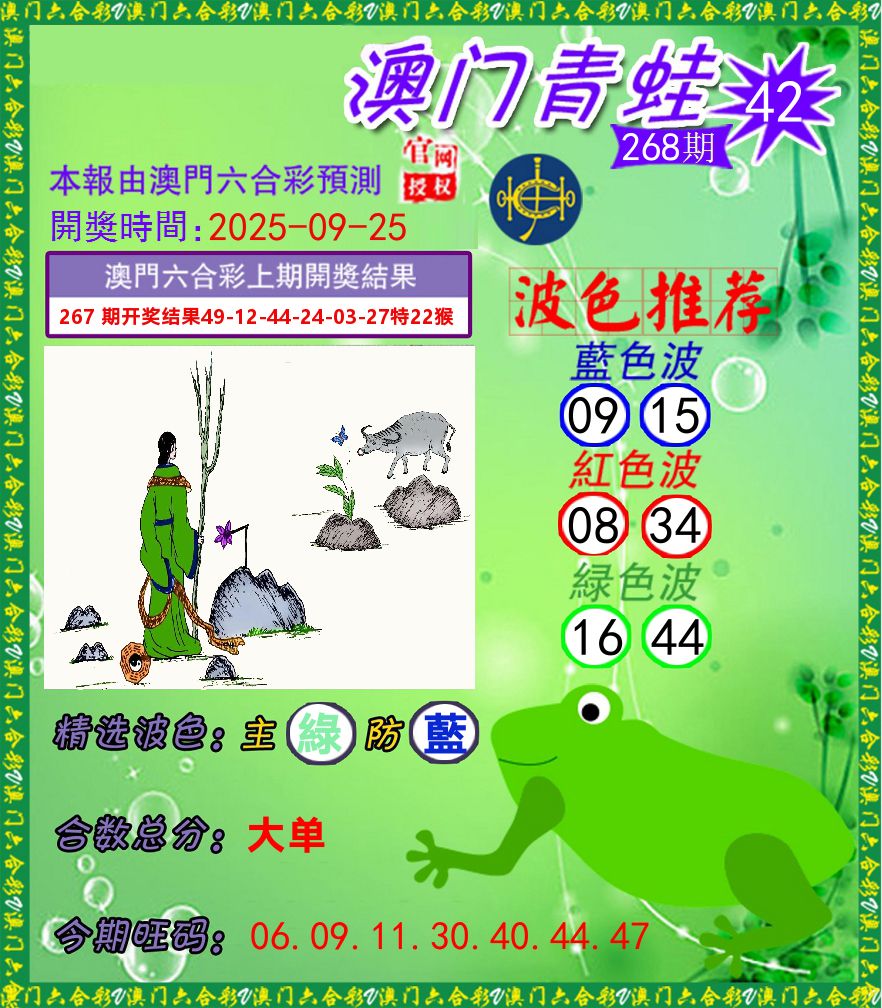 青蛙系列42 第268期