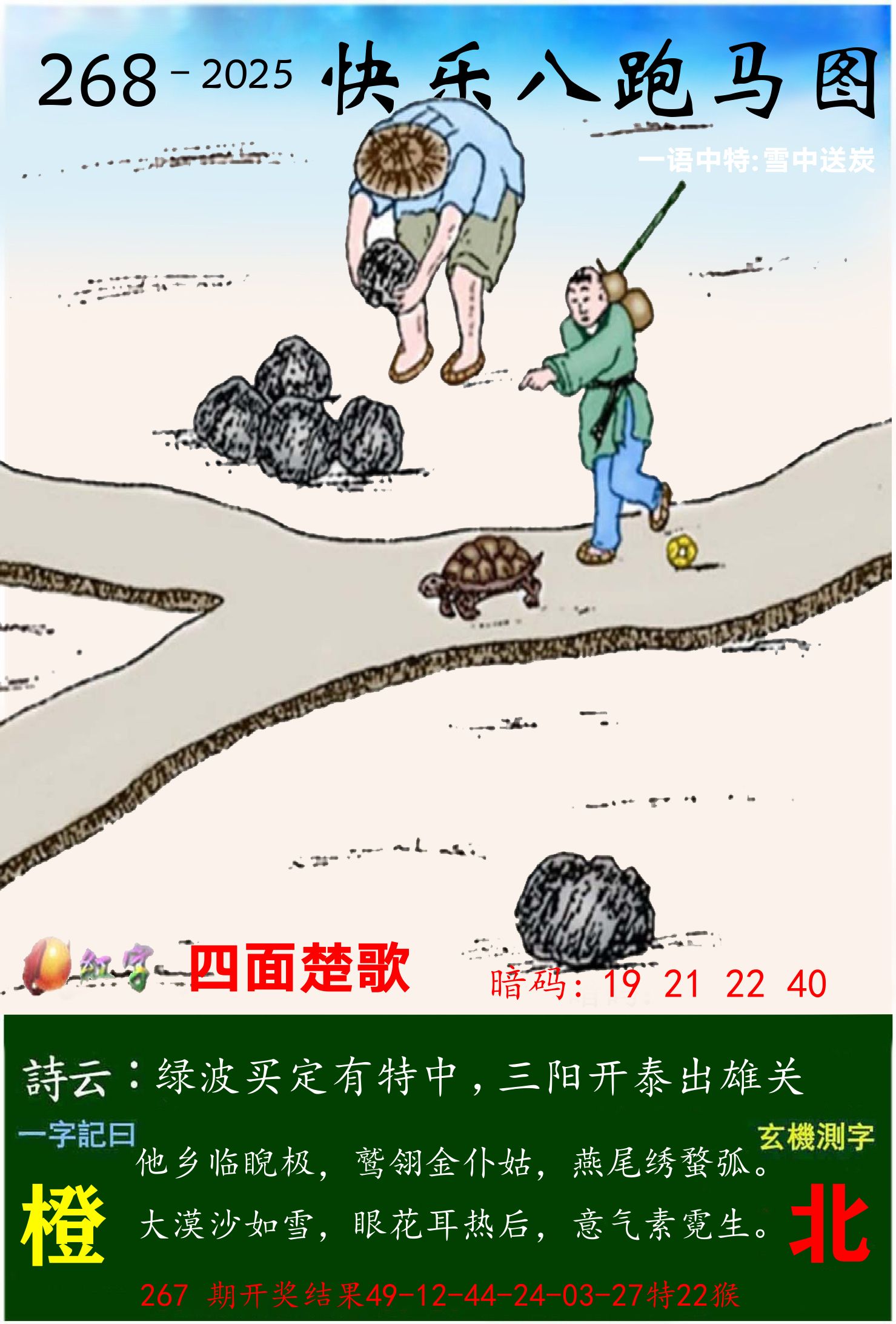 澳门跑马 第268期