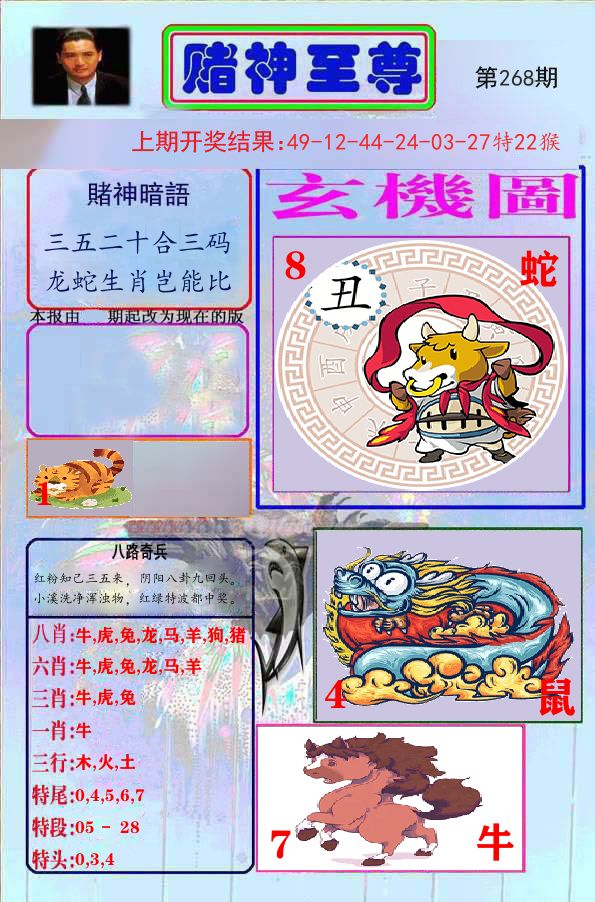 赌神至尊 第268期