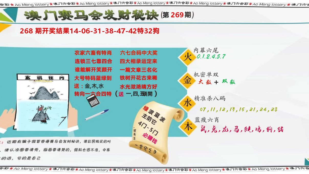 发财秘诀 第269期