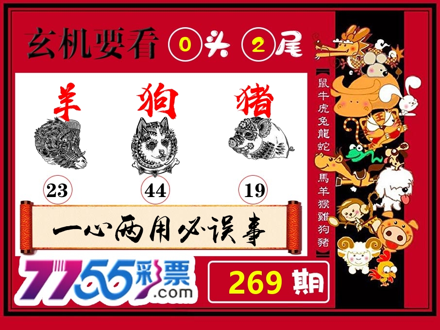 玄机要看 第269期