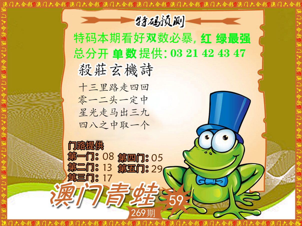 青蛙系列59 第269期