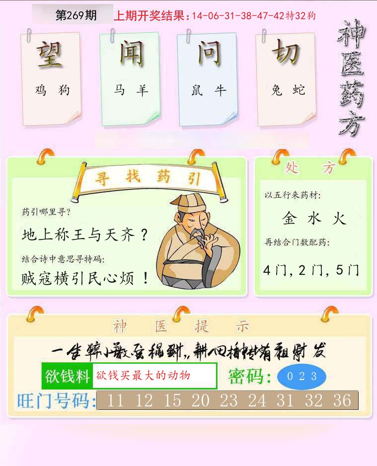 神医药方 第269期