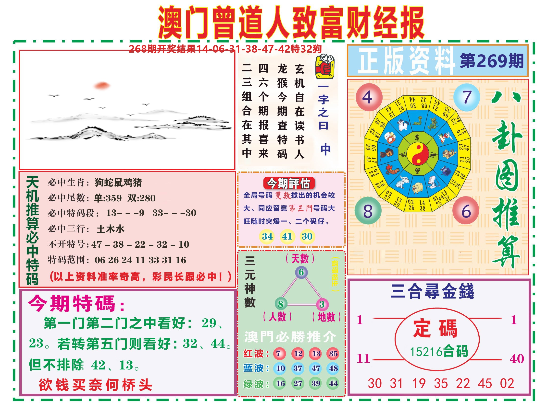 曾道人致富财经 第269期