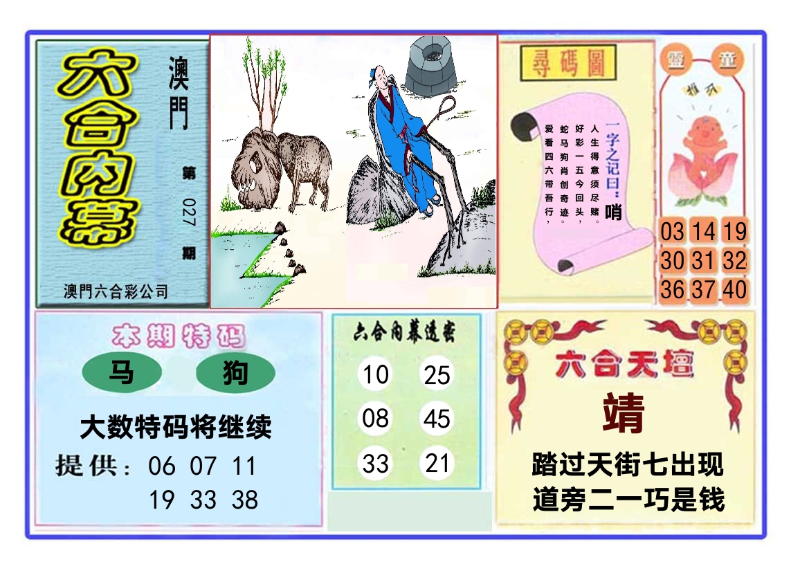 六合内幕 第27期