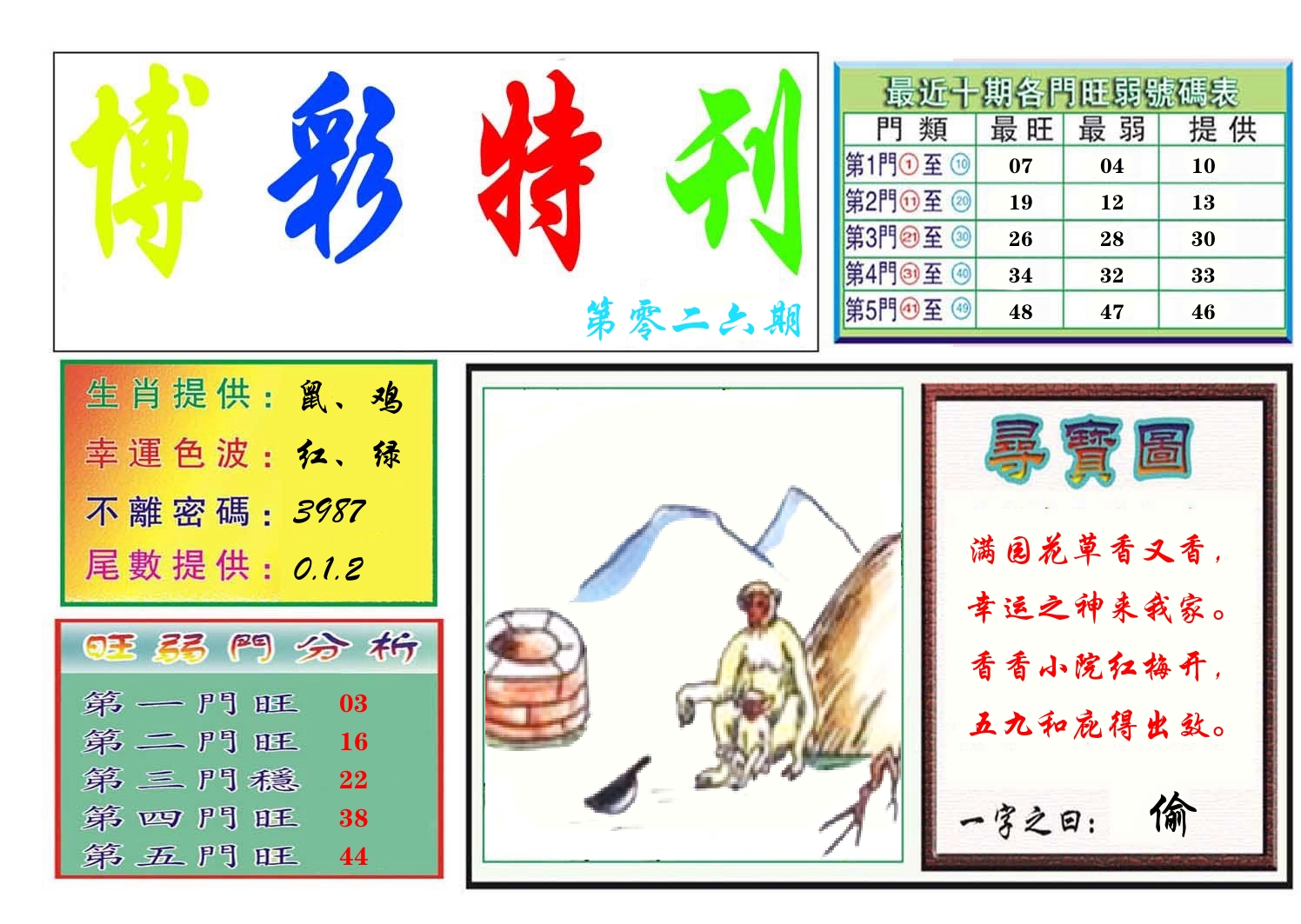 博彩特刊 第27期