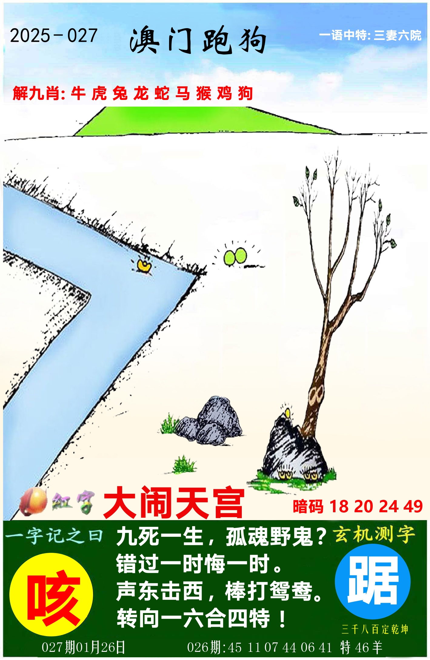 澳门跑狗图 第27期
