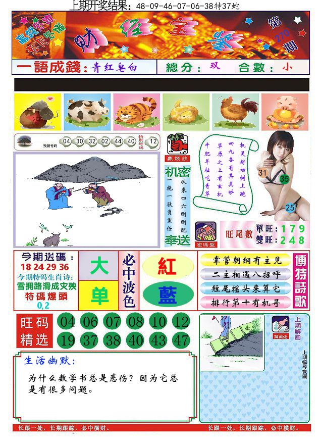 澳门财经宝鉴 第270期