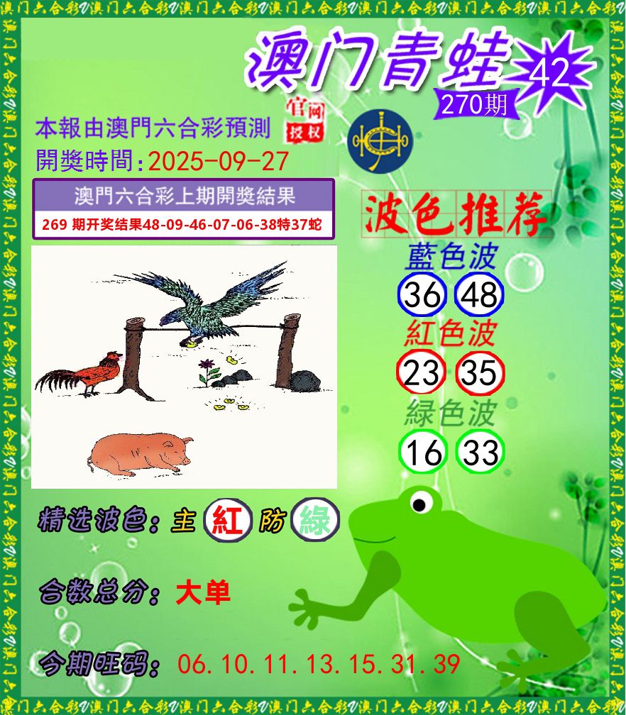 青蛙系列42 第270期