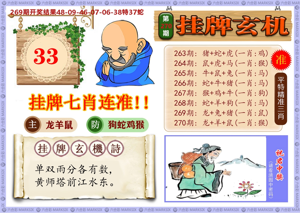 澳门挂牌玄机 第270期