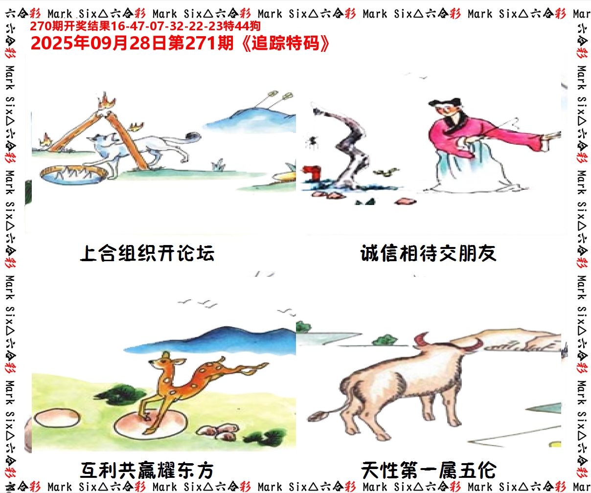追踪特码 第271期