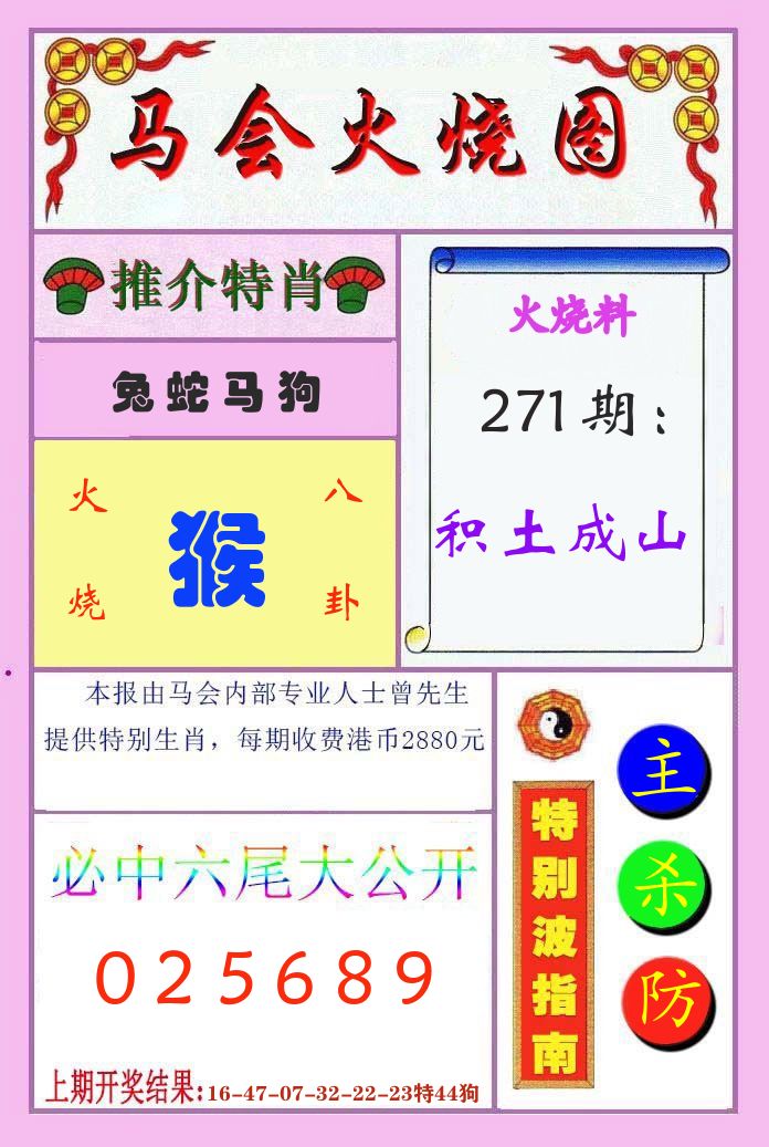 马会火烧图 第271期