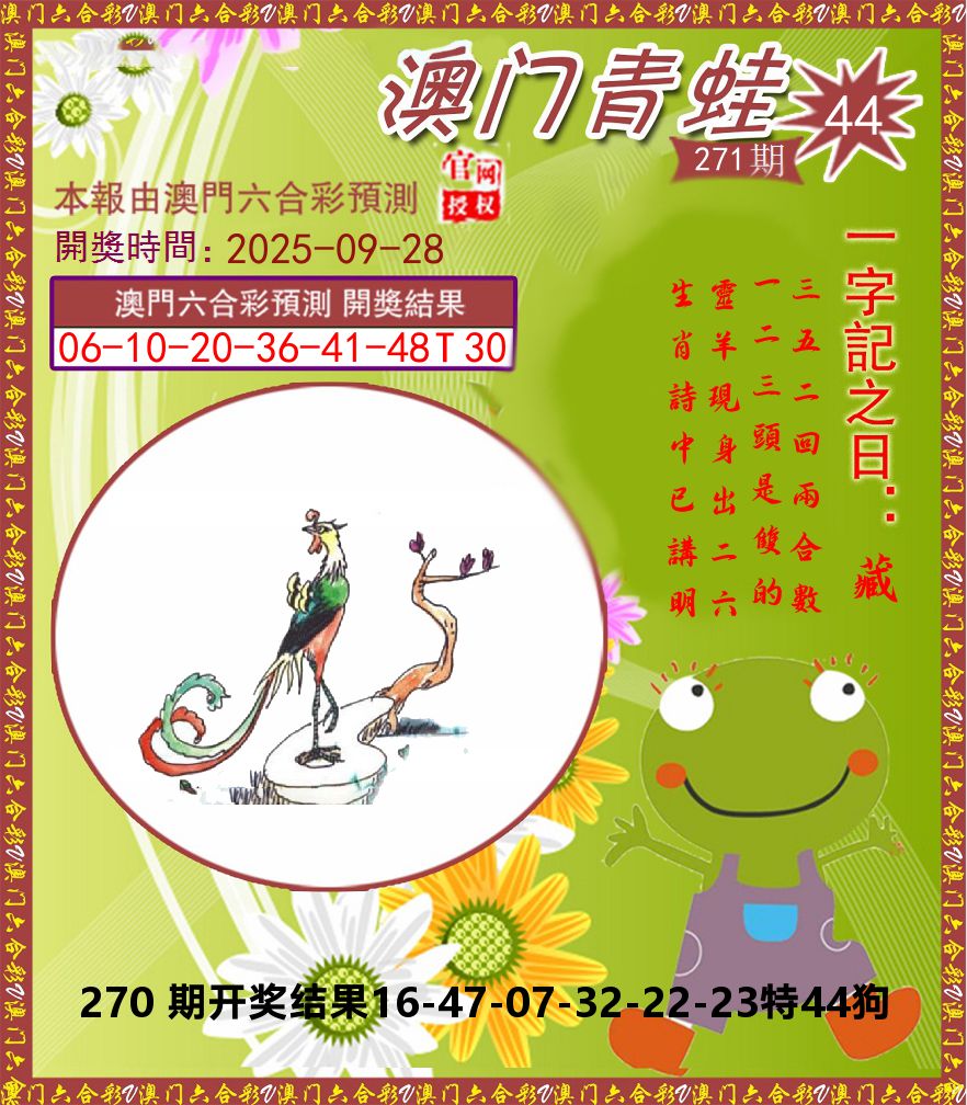 青蛙系列44 第271期