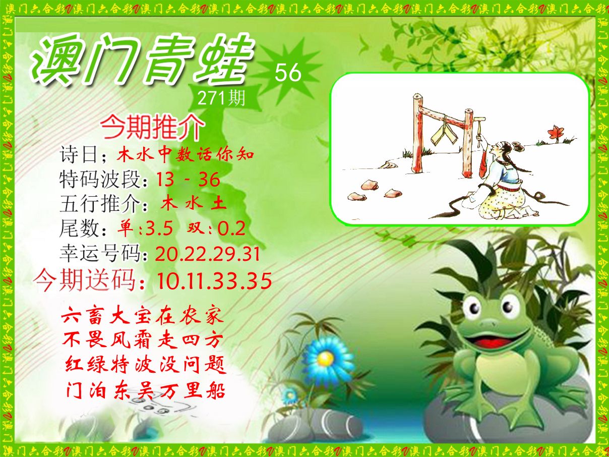 青蛙系列56 第271期