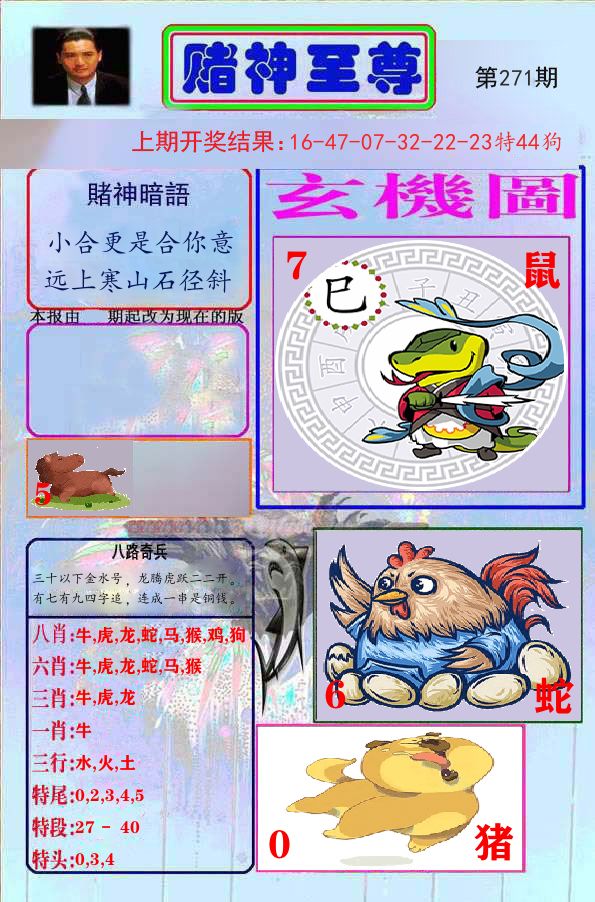 赌神至尊 第271期